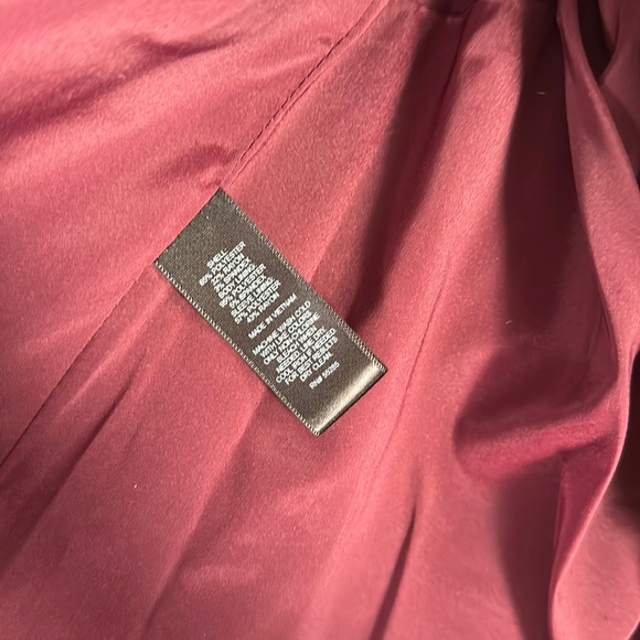 Express Notch Collar One Button Blazer - Navy Plaid - 0 - Picture 14 of 14